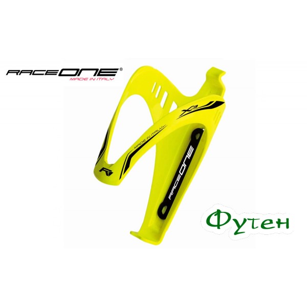 Флягодержатель RaceOne Cage X3 Rubberized AFT yellow