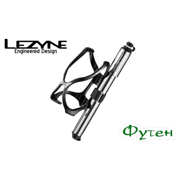 Флягодержатель Lezyne FLOW CAGE HP черный с креплением для насоса