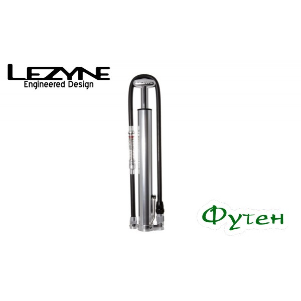 Насос велосипедный с манометром Lezyne MICRO FLOOR DRIVE HVG серебристый