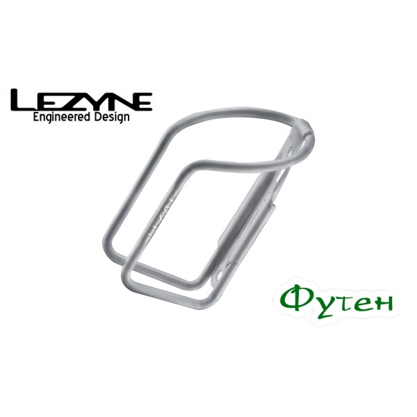 Флягодержатель алюминиевый Lezyne POWER CAGE серебристый