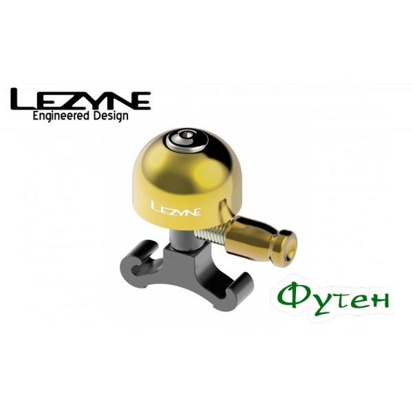 Звоночек велосипедный Lezyne CLASSIC BRASS BELL S чёрный