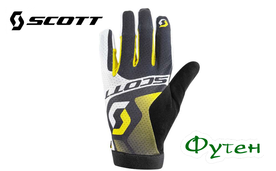 Велоперчатки SCOTT RC LF чёрный/жёлтый XL