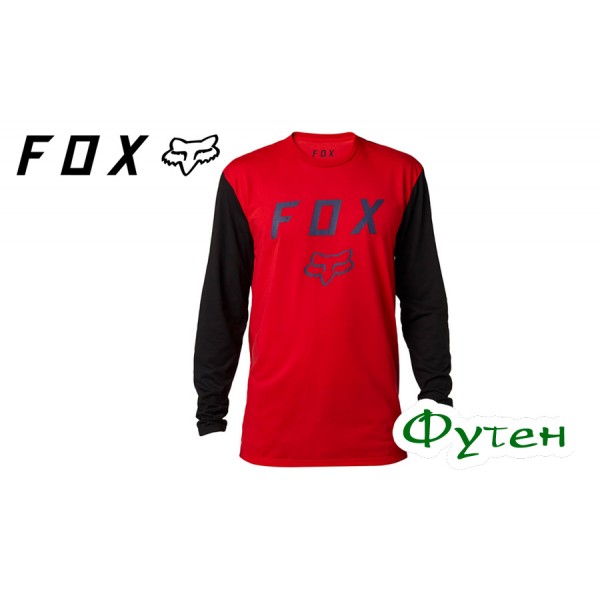 Футболка с длинным рукавом Fox CONTENDED L/S TECH TEE drk rd