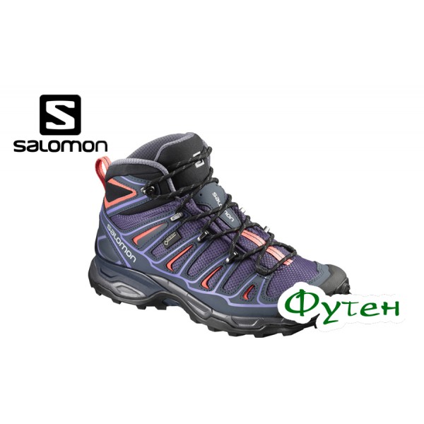 Ботинки женские туристические Salomon X ULTRA MID 2 GTX W nightshade/bl