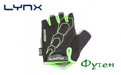 Велоперчатки Lynx RACE black/green