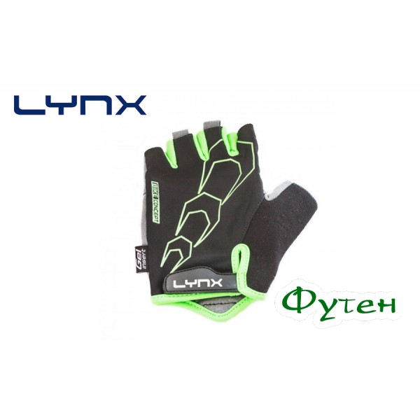 Велоперчатки Lynx RACE black/green