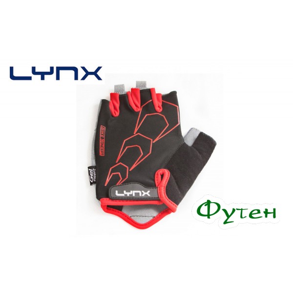 Велоперчатки Lynx RACE black/red