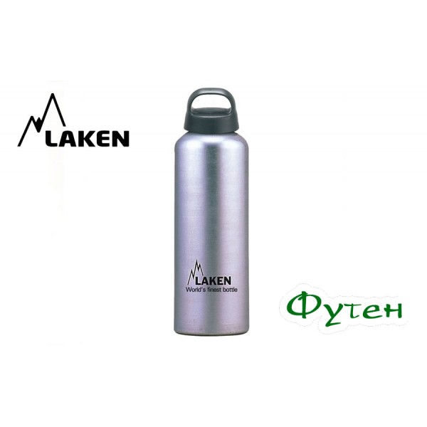 Фляга туристическая алюминиевая Laken CLASSIC 0,75L transparent