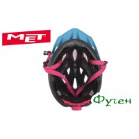 Шлем детский Met CRACKERJACK light blue/magenta