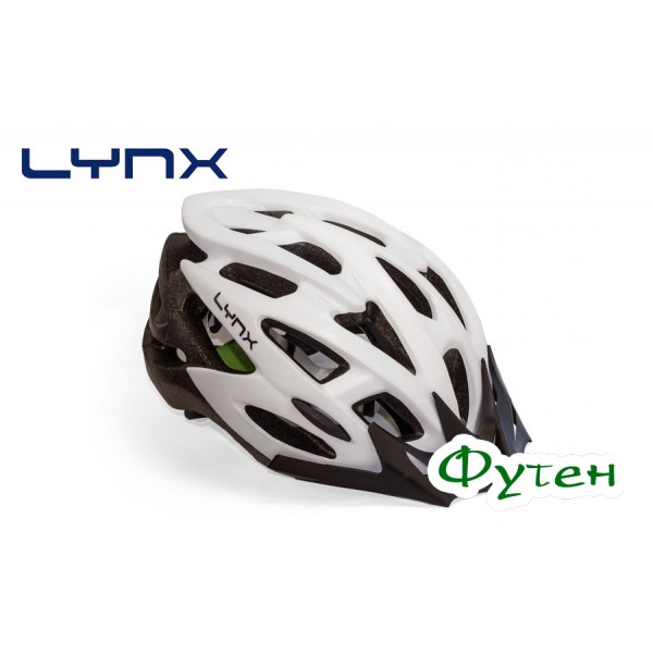 Велошлем Lynx MORZINE matt white black