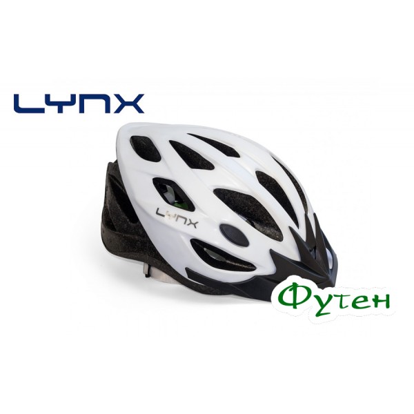 Велошлем Lynx WHISTLER matt white grey